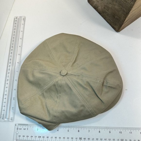 Duluth Trading Co. Flat Cap Hat Mens Duckbill Size XL Driving Beige Cotton - Picture 5 of 7